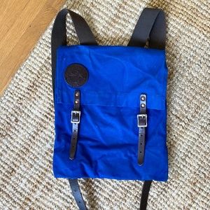 Duluth Canvas Scout Backpack in Royal blue